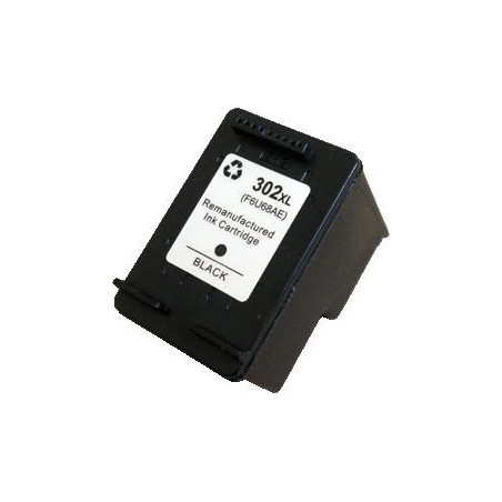 Cartouche compatible HP 302XL Noir à rendement élevé F6U68AE