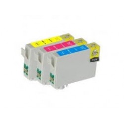 Cartouche d'encre équivalent à Epson T1006 Multipack Pack de 3 Cyan, jaune, magenta