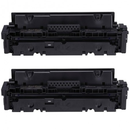 Toner équivalent à Canon 055BK Pack de 2 Noir - Avec puce