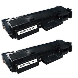 Toner équivalent à Samsung MLT-D116L Pack de 2 Noir