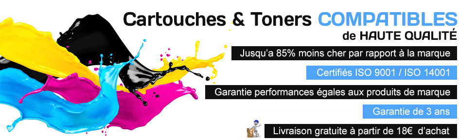 plus de 5000 références de consommables imprimantes